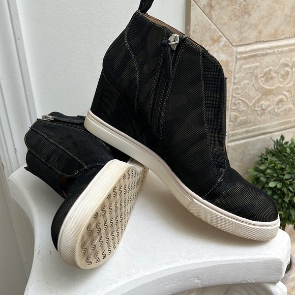 LINEA Paolo Felecia Platform Wedge Sneakers - Picture 2 of 10